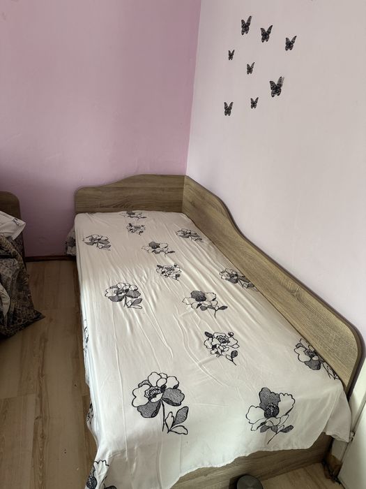 Единично легло с повдигащ механизъм+матрак