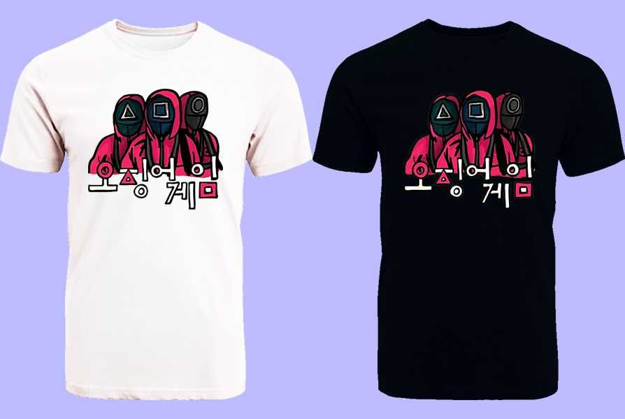 Тениски от сериала Squid Game Игра на калмари 8 модела