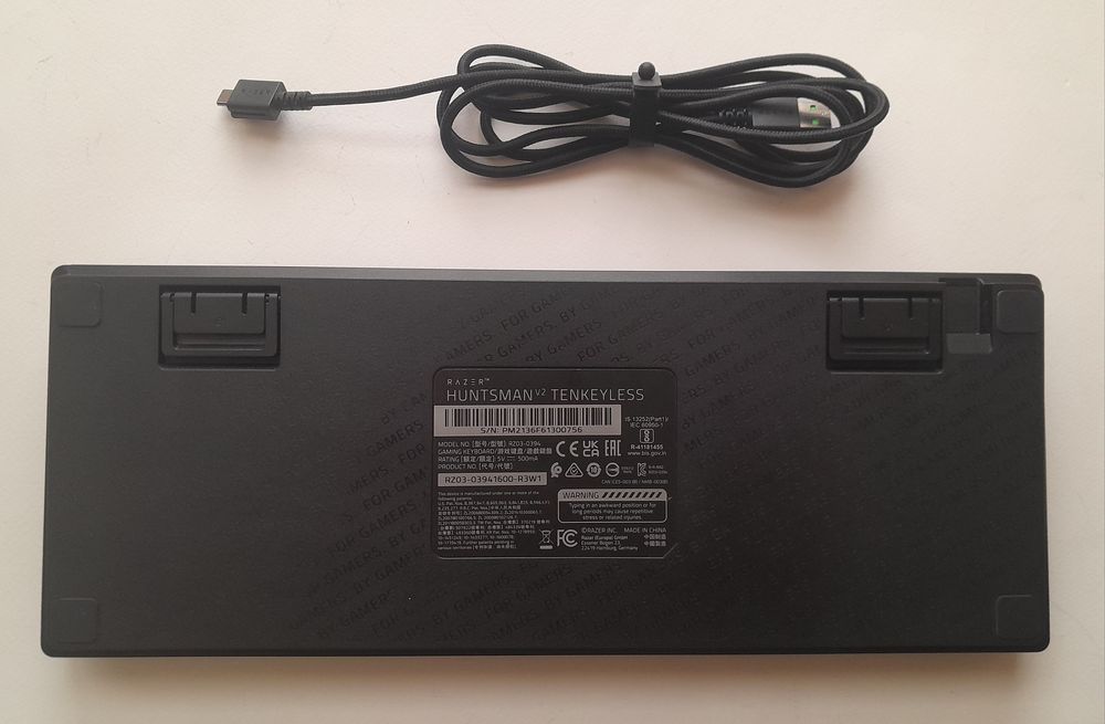 Razer Huntsman V2 Tenkeyless Red Switches Gaming Keyboard