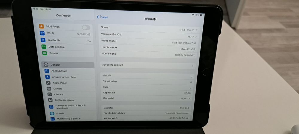 Ipad generație 7 Wifi și Sim