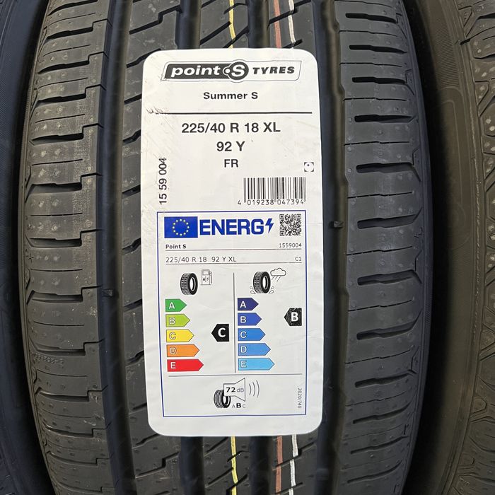 4 Anvelope vara NOI 225 40 18 Point S (by Continental)