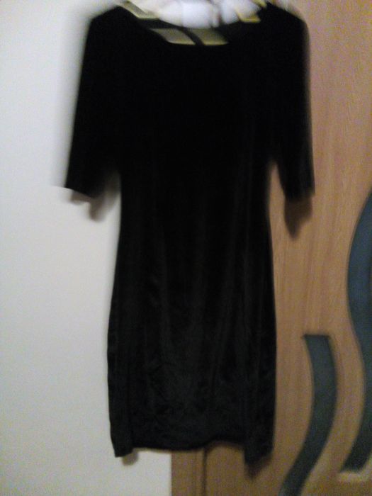 Rochiță Catifea Neagra Nou Elastica Mărimea 40