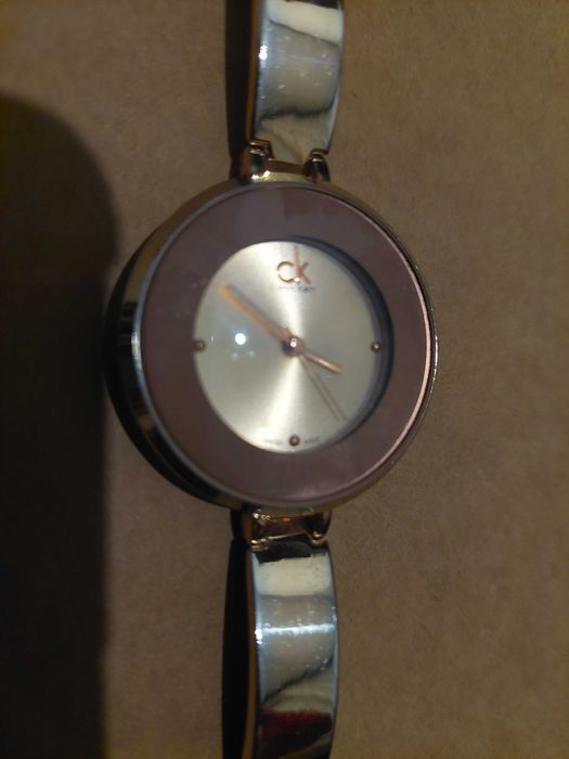 Ceas Calvin Klein Beam Steel rotund aur roz Steel Bracelet Rose Gold