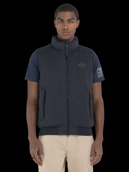 Оригинална грейка REPLAY XXL нова мъжка синя елек