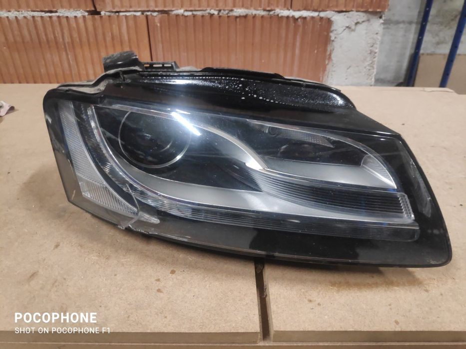 Десен фар LED BI-XENON Audi A5 / Ауди А5 Със Забележки! 2011г