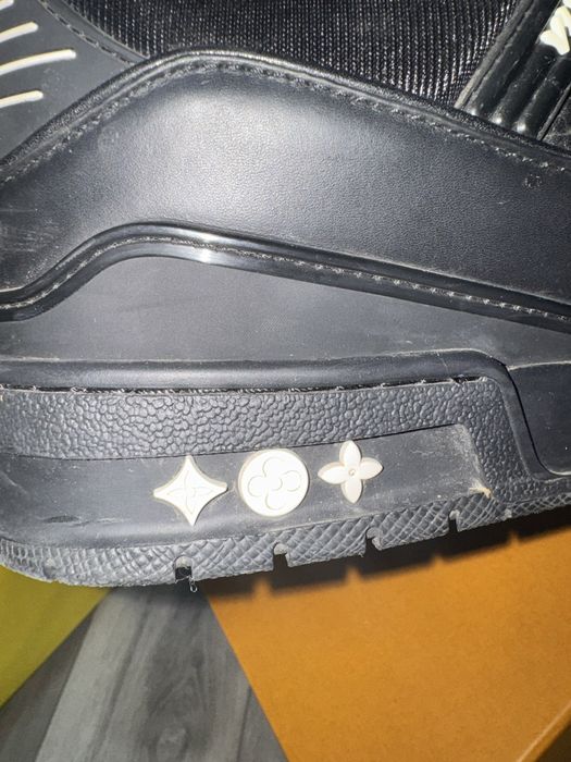 Louis Vuitton Trainer Black sneakers(nu gucci nike adidas gta boss)