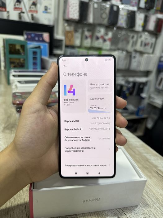 Redmi Note 13 r pro 8/256 holati zor