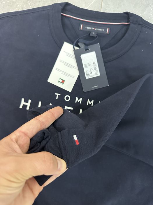 Bluza Tommy Hilfiger originala Bleumarin