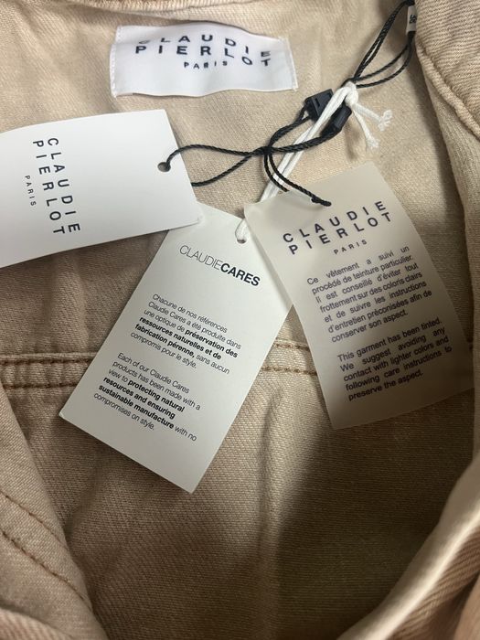 Дънков гащеризон  CLAUDIE PIERLOT нов закопчаване тик так