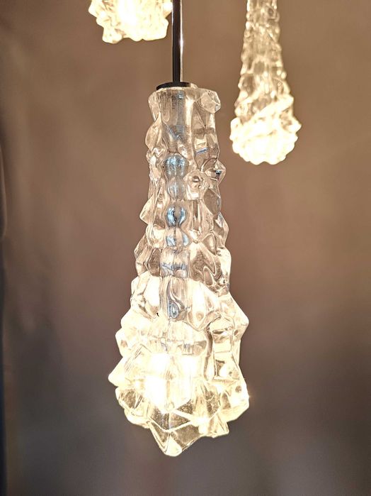 Lustra candelabru MASSIVE, Mid-Century Postmodern, vintage