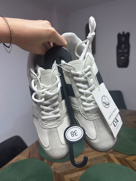 Pantofi sport imitatie piele intoarsa