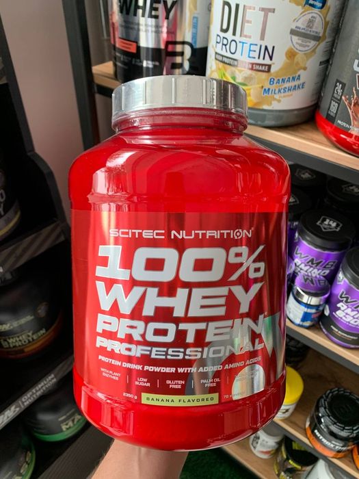 Scitec Nutrition 100% Whey Protein Professional (2.35 kg, Banana)