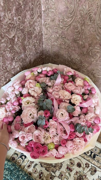 Микс цветов в букете