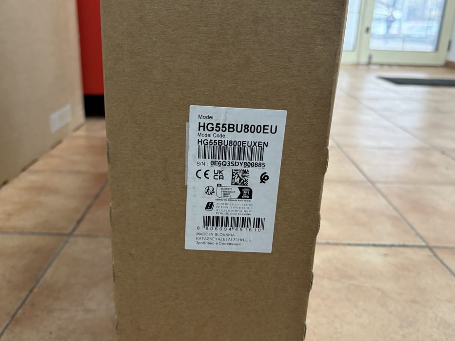 TV  Smart Samsung Hotel  HG55BU800 55” 4K, UHD, LED, nou la cutie