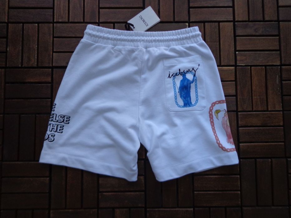 Мъжки къси панталони ICEBERG logo print