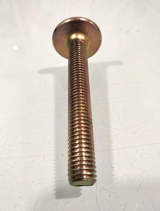 ВИНТЫ БОЛТЫ Жёлтый Цинк М8*60 Мебельные. Высокопрочные метизы