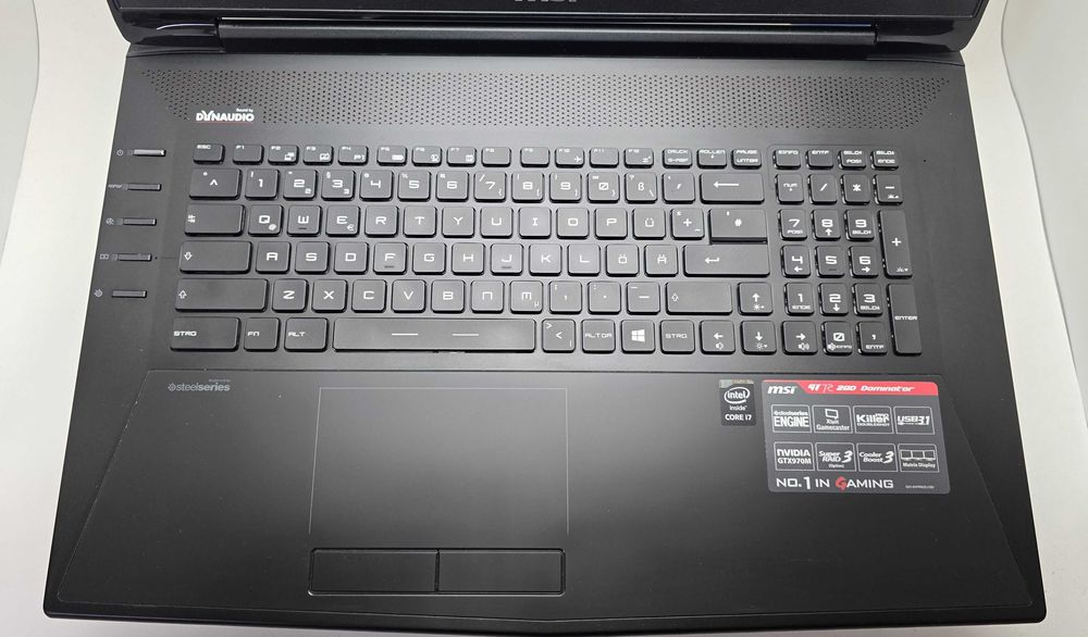 MSI Dominator GT72 2QD i7 5700HQ/16GB/256SSD/1TB HDD/GTX 970-6GB/FHD/RGB Подсветка