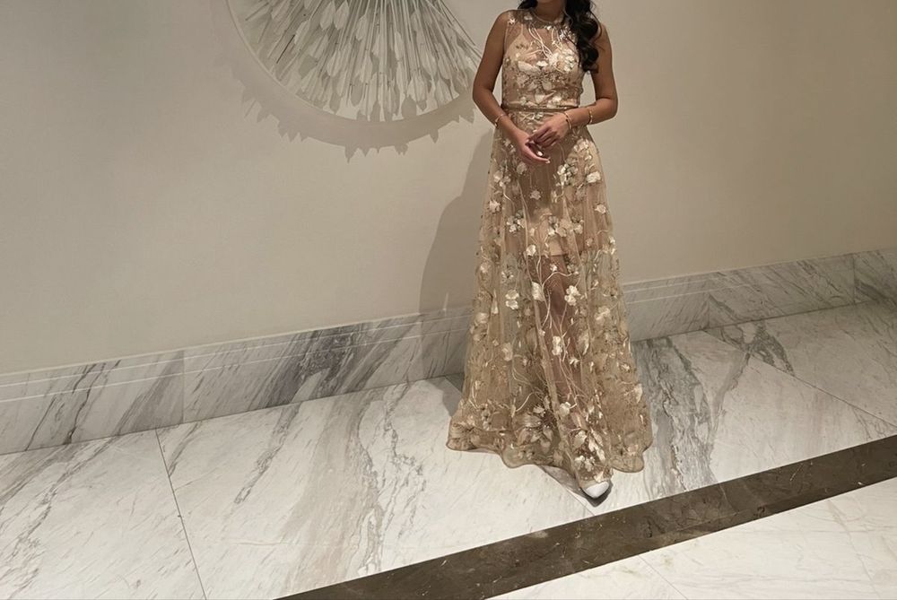 Вечернее платье в пол