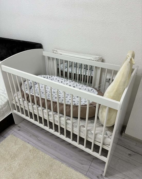 Patut pentru bebe, cu saltea inclusa