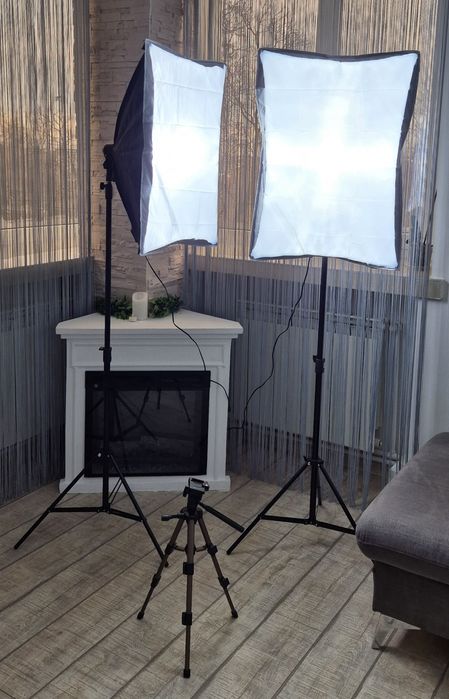 Kit de iluminare foto.