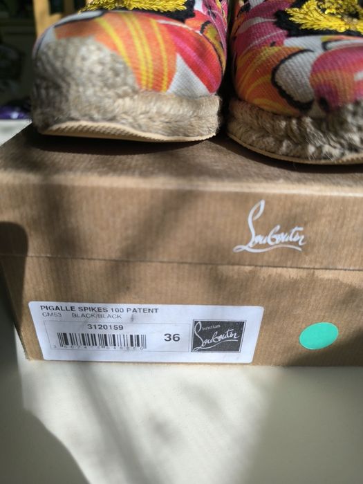 Эспадрильи Christian Louboutin. Оригинал.