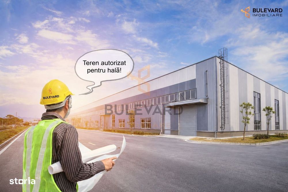 Teren industrial autorizat pentru hala