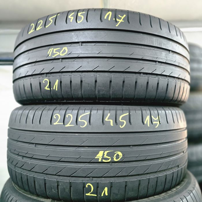 2x 225/45/17 M+S NOKIAN 2021 Stare excelentă