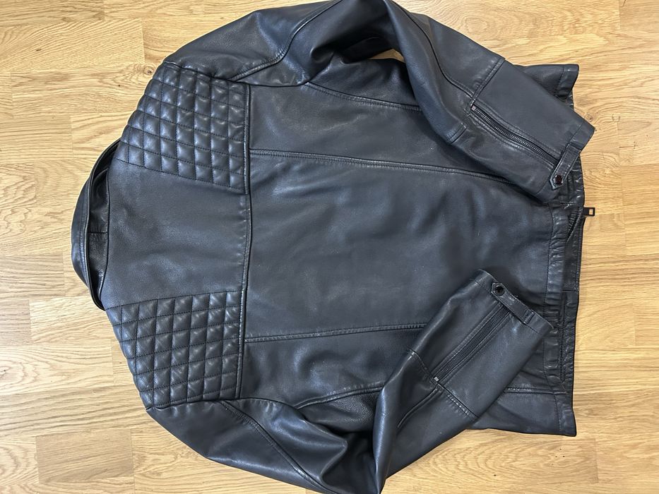 Кожено яке All Saints Conroy Kushiro XXL