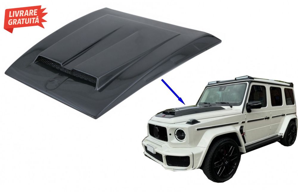 Ornament Capota Mercedes G-Class W463 (1989-2018) Carbon
