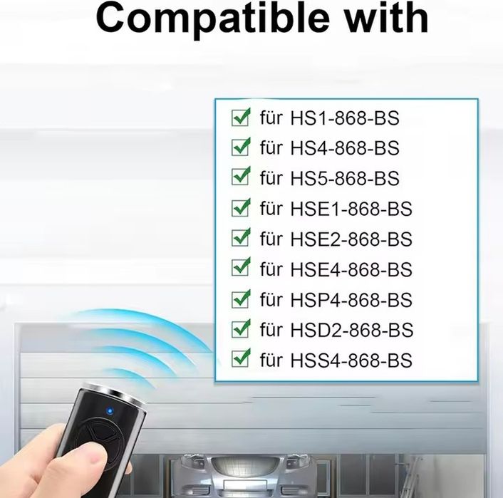 Telecomanda  Hormann, HSE2-868-BS, HSE-4-868-BS, HS1-868-BS, HS4-868-