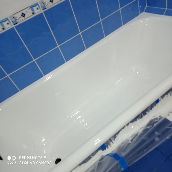 Vannalarni emal va akril bilan bo'yash