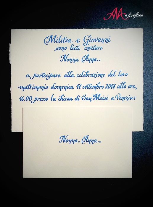 Калиграфски услуги,калиграфско надписване- покани,писма,стихове,имена.