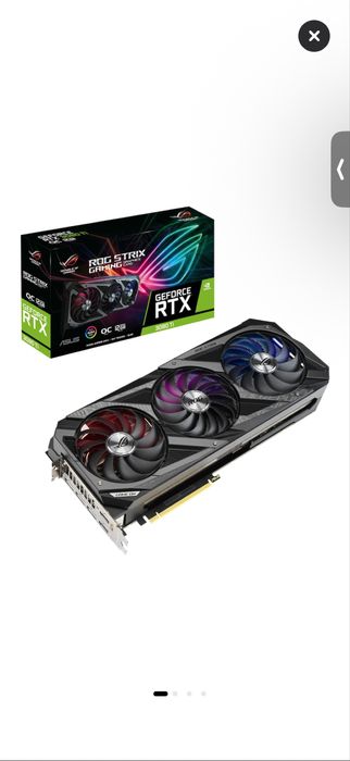 ASUS ROG Strix Geforce RTX 3080ti OC 12GB White edition