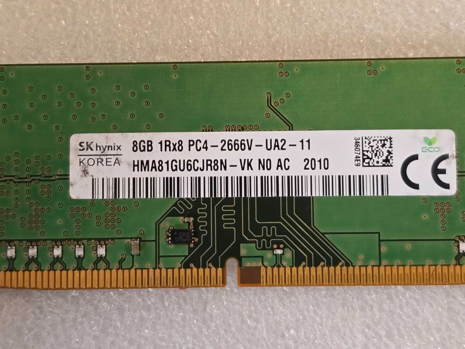 Memorie RAM desktop SK hynix 8GB DDR4 2666MHz HMA81GU6JJR8N-VK