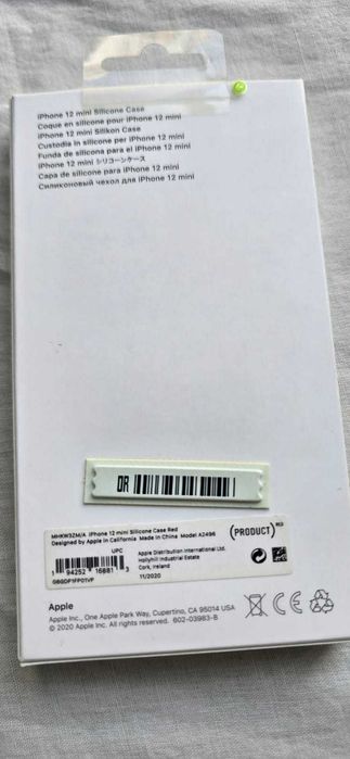 Чехол для Apple iPhone 12 mini Silicone Case (MHKW3ZM/A)