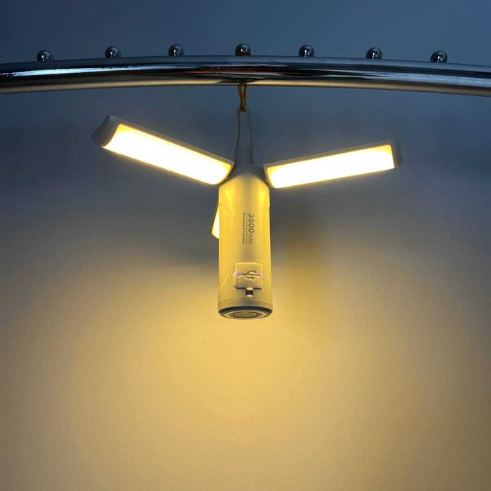 Перезаряжаемый светодиодный кемпинговый фонарь, 3 режима освещения