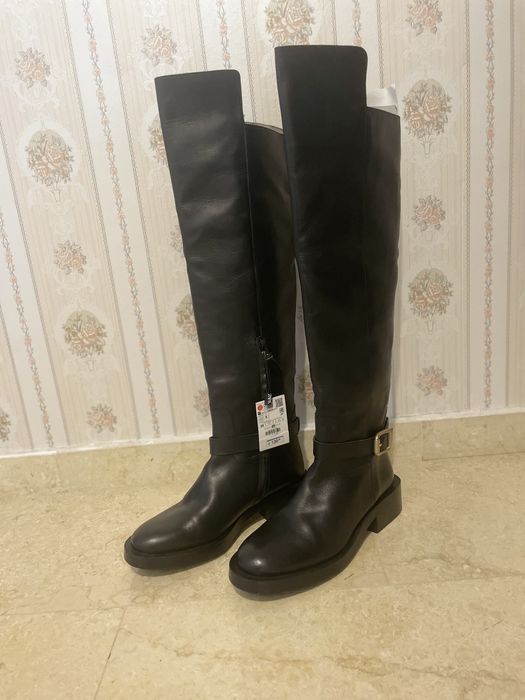 Cizme ZARA noi, piele naturala