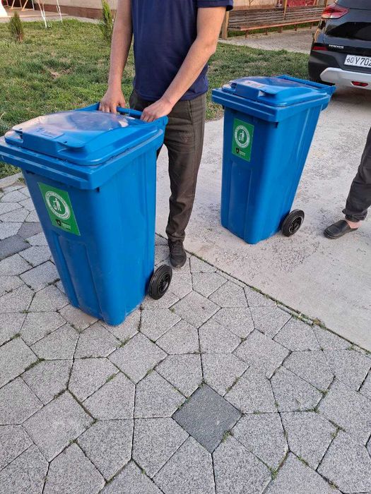 Пластиковый контейнер для мусора от 120л до 1100л