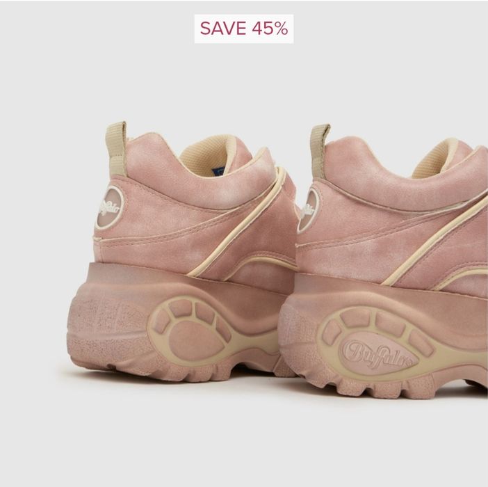 Buffalo London Classic Low in Pale Pink