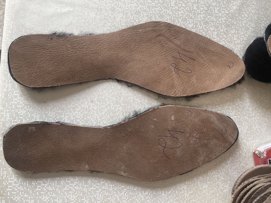 Продвм стелки коженные и с мехом