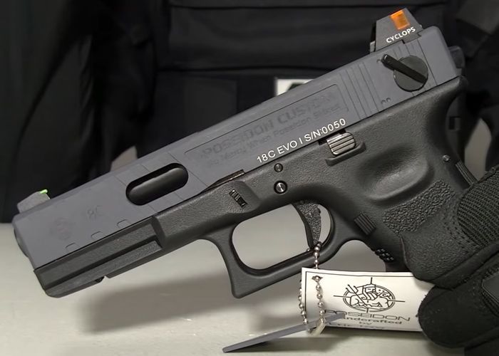~MODEL NOU~!! Pistol Glock Airsoft Semi-Automat (MODIFICAT) Co2 Gaz