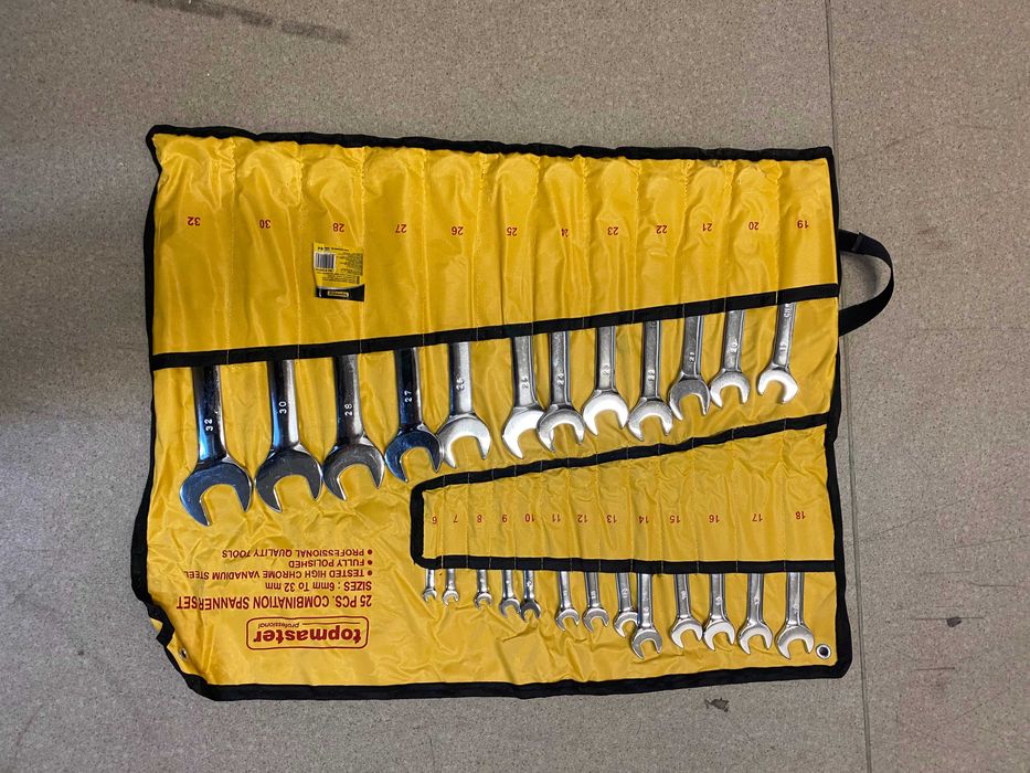 Ключ звездогаечен к-т 25бр 6-32mm/Стяга/Клещи за метални профили