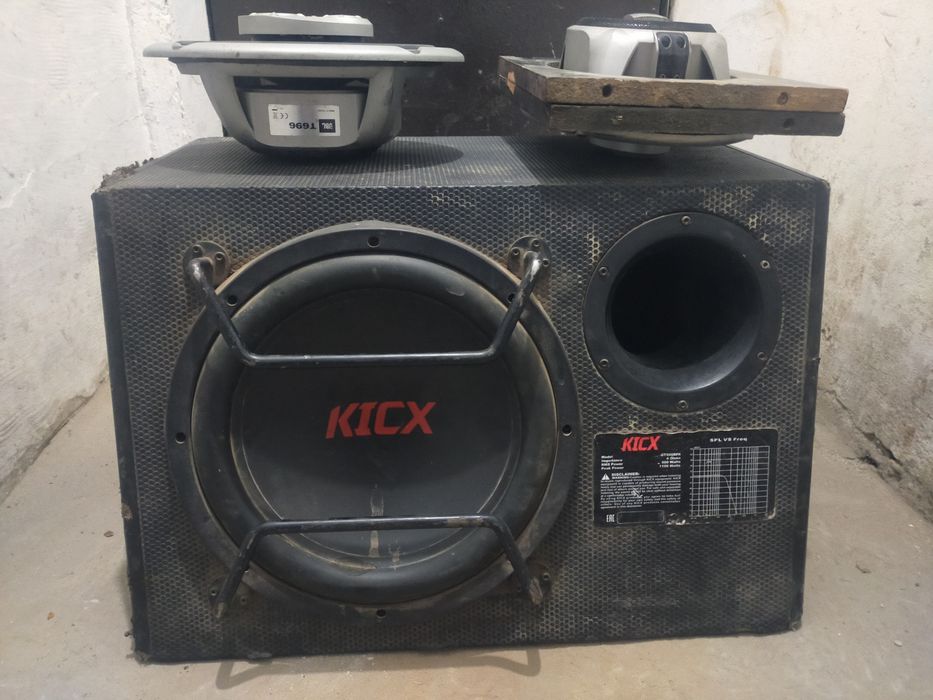 Буфер  kicx с 2 блинами jbl