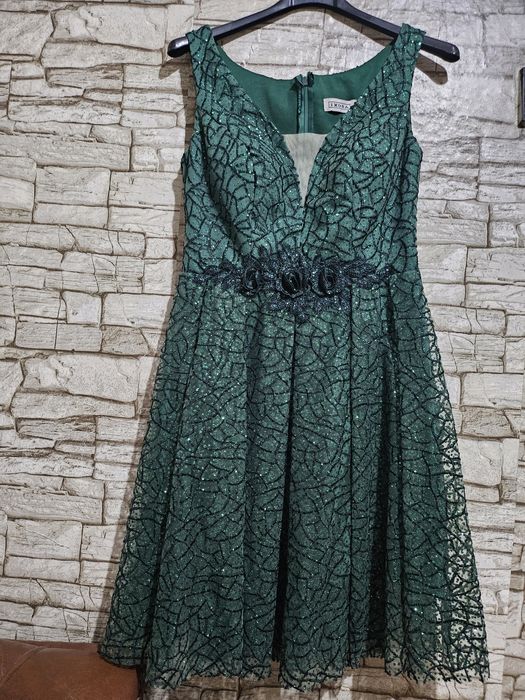 Официялна рокля зелена