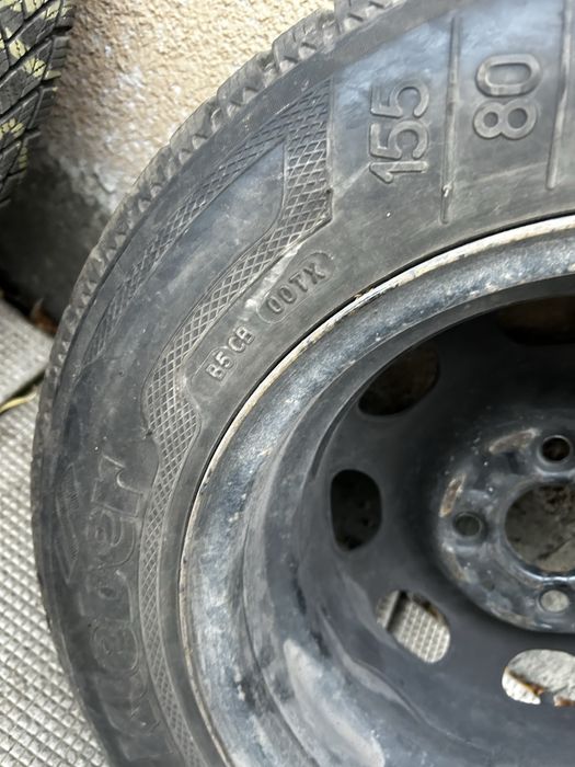 Зимни гуми с джанти 155/80/13