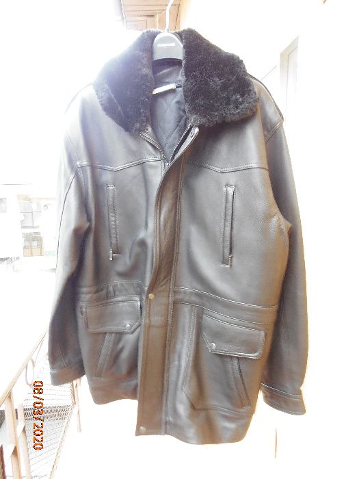 кожена шуба (канадка) зимна/пролетно-есенна.