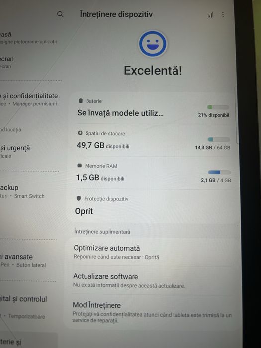 Samsung Tab a6 fisurata