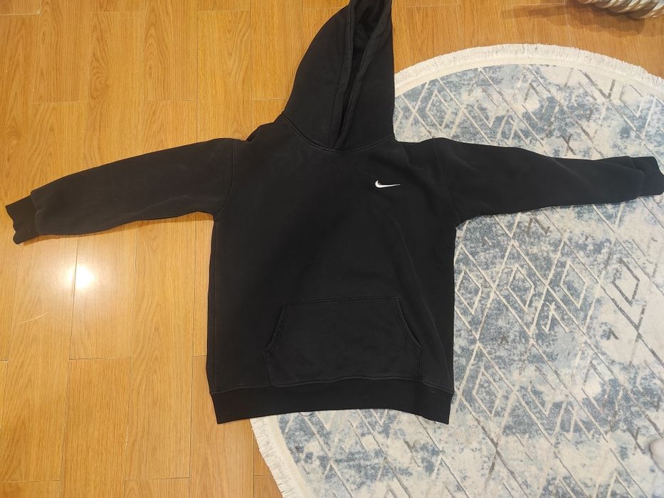 Кофта черная Найк унисекс