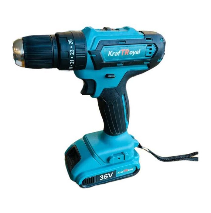Винтоверт -36 V 8.00 AH LI-ION, Kraft royal нов акумулаторен винтоверт