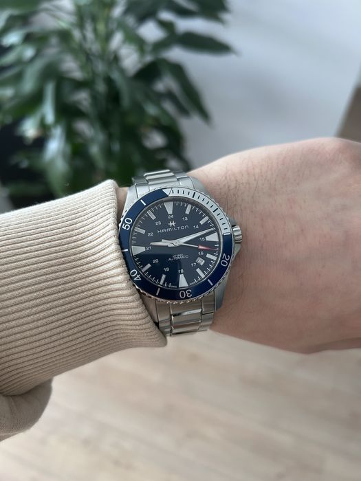 Ceas Hamilton Navy Khaki